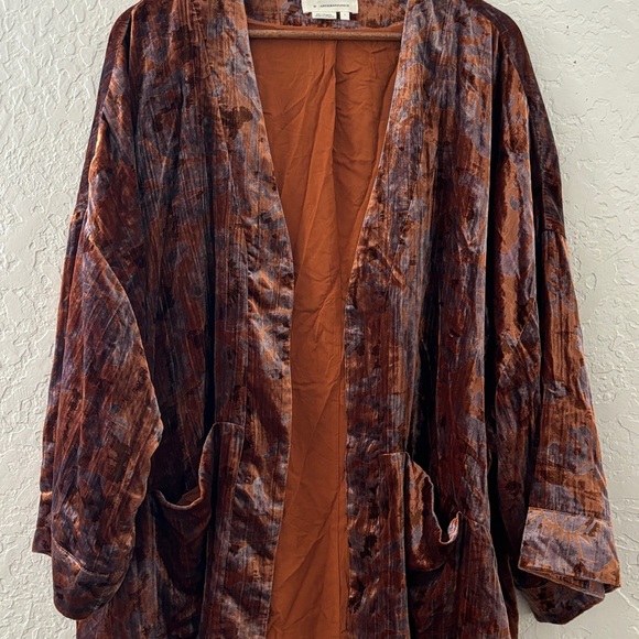 Anthropologie Velvet Kimono - Picture 2 of 8